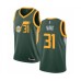 Men's Utah Jazz #31 Georges Niang Green Swingman Stitched Jersey - Earned Edition