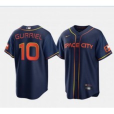 Men's Toddler Houston Astros #10 Yuli Gurriel Nike Navy 2022 City Connect Player Stitched Jersey