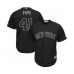 Men's New York Yankees #41 Miguel Andujar Papa Authentic Black 2019 Players Weekend Baseball Jersey