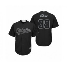 Men's Baltimore Orioles #39 Renato Nunez Rey Black 2019 Players Weekend Replica Stitched Jersey