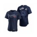 Men's Atlanta Braves #13 Ronald Acuna Jr. Nike Navy Authentic 2020 Alternate Stitched Jerseys