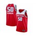 Men's Sacramento Kings #50 Zach Randolph Swingman Red Basketball Stitched Jersey - 2019 20 City Edition