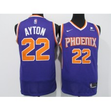 Men's Phoenix Suns #22 Deandre Ayton Swingman Purple Nike Finished Basketball Stitched Jersey