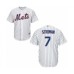 Men's New York Mets #7 Marcus Stroman Replica White Home Cool Base Baseball Jersey