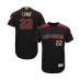 Men's Arizona Diamondbacks #22 Jake Lamb Black Alternate Authentic Collection Flex Base Baseball Jersey