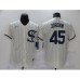 Men's Nike Chicago White Sox #45 Michael Jordan Cream Elite 2021 Field of Dreams Stitched Jersey