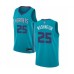 Men's Jordan Charlotte Hornets #25 PJ Washington Authentic Teal Basketball Jersey - Icon Edition