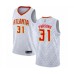 Men's Atlanta Hawks #31 Chandler Parsons Authentic White Basketball Stitched Jersey - Association Edition