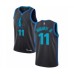 Men's Dallas Mavericks #11 Tim Hardaway Jr. Authentic Charcoal Basketball Jersey - City Edition