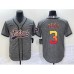 Men's Houston Astros #3 Jeremy Pena Grey Gridiron Cool Base Stitched Baseball Jersey