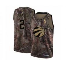 Men's Toronto Raptors #2 Kawhi Leonard Swingman Camo Realtree Collection 2019 Basketball Finals Champions Jersey