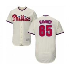 Men's Philadelphia Phillies #65 JD Hammer Cream Alternate Flex Base Authentic Collection Baseball Player Stitched Jersey