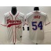 Men's Atlanta Braves #54 Max Fried White Cool Base Stitched Baseball Jersey