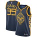 Men's Nike Golden State Warriors #35 Kevin Durant Swingman Navy Blue NBA Jersey - City Edition