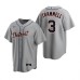 Men's Nike Detroit Tigers #3 Alan Trammell Gray Road Stitched Baseball Jersey