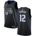 Men's Nike Orlando Magic #12 Dwight Howard Swingman Black NBA Jersey - City Edition