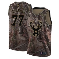 Men's Nike Milwaukee Bucks #77 Ersan Ilyasova Swingman Camo Realtree Collection NBA Jersey