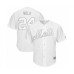 Men's New York Mets #24 Robinson Cano Nolo Authentic White 2019 Players Weekend Baseball Jersey