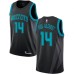 Men's Nike Jordan Charlotte Hornets #14 Michael Kidd-Gilchrist Swingman Black NBA Jersey - 2018 19 City Edition