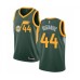 Men's Utah Jazz #44 Bojan Bogdanovic Green Swingman Stitched Jersey - Earned Edition