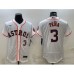 Men's Houston Astros #3 Jeremy Pena White Stitched MLB Flex Base Nike Jersey