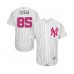 Men's New York Yankees #85 Luis Cessa Authentic White 2016 Mother's Day Fashion Flex Base Baseball Player Stitched Jersey