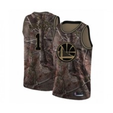 Men's Golden State Warriors #1 D'Angelo Russell Swingman Camo Realtree Collection Basketball Jersey