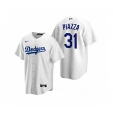 Men's Los Angeles Dodgers #31 Mike Piazza Nike White Replica Home Stitched Jersey