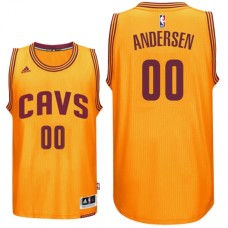 Cleveland Cavaliers #00 Chris Andersen New Swingman Gold Alternate Jersey