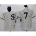 Men's Chicago White Sox #7 Tim Anderson Cream 2021 Field of Dreams Stitched Jersey