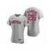 Men's Boston Red Sox #25 Kevin Plawecki Nike Gray Authentic Road Stitched Jersey