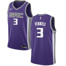 Men's Nike Sacramento Kings #3 Yogi Ferrell Swingman Purple NBA Jersey - Icon Edition