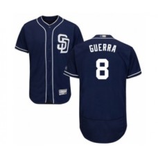 Men's San Diego Padres #8 Javy Guerra Navy Blue Alternate Flex Base Authentic Collection Baseball Player Stitched Jersey