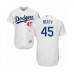 Men's Los Angeles Dodgers #45 Matt Beaty White Home Flex Base Authentic Collection Baseball Player Stitched Jersey