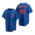 Men's Nike Chicago Cubs #40 Willson Contreras Royal Alternate Stitched Baseball Jersey