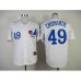 Mitchell and Ness Expos #51 Randy Johnson Blue Stitched Throwback Baseball Jersey