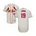 Men's St. Louis Cardinals #19 Tommy Edman Cream Alternate Flex Base Authentic Collection Baseball Player Stitched Jersey