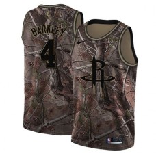 Men's Nike Houston Rockets #4 Charles Barkley Swingman Camo Realtree Collection NBA Jersey