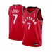 Men's Toronto Raptors #7 Kyle Lowry Swingman Red 2019 Basketball Finals Champions Jersey - Icon Edition