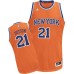 Men's Adidas New York Knicks #21 Damyean Dotson Swingman Orange Alternate NBA Jersey