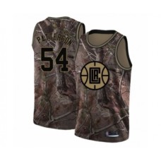 Men's Los Angeles Clippers #54 Patrick Patterson Swingman Camo Realtree Collection Basketball Stitched Jersey