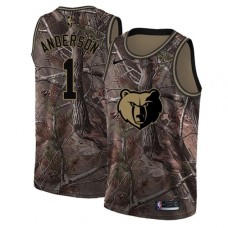 Men's Nike Memphis Grizzlies #1 Kyle Anderson Swingman Camo Realtree Collection NBA Jersey