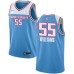 Men's Nike Sacramento Kings #55 Jason Williams Swingman Blue NBA Jersey - 2018 19 City Edition