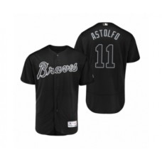 Men's Atlanta Braves #11 Ender Inciarte Astolfo Black 2019 Players Weekend Authentic Stitched Jersey