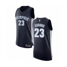 Men's Memphis Grizzlies #23 Marko Guduric Authentic Navy Blue Basketball Stitched Jersey - Icon Edition