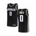 Men's Sacramento Kings #0 Trevor Ariza Authentic Black Basketball Jersey Statement Edition