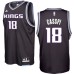 Sacramento Kings #18 Omri Casspi 2016-17 Seasons Black Alternate New Swingman Jersey