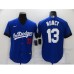 Men's Nike Los Angeles Dodgers #13 Max Muncy Blue Game City Player Stitched Jersey