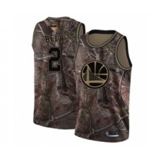 Men's Golden State Warriors #2 Jordan Bell Swingman Camo Realtree Collection Basketball 2019 Basketball Finals Bound Jersey