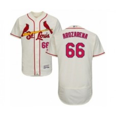 Men's St. Louis Cardinals #66 Randy Arozarena Cream Alternate Flex Base Authentic Collection Baseball Player Stitched Jersey